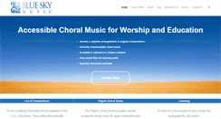 Desktop Screenshot of blueskymusic.net